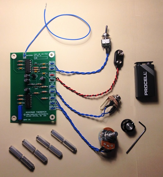 101 Minimum Theremin Kit (shown assembled)